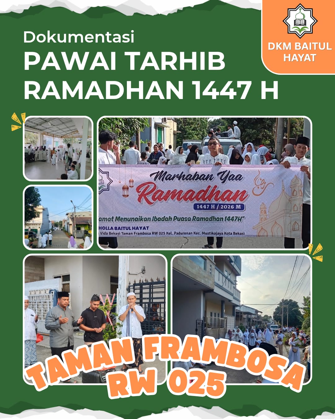Kegiatan Pawai Tarhib Ramadhan 1447H